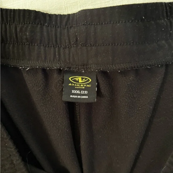 3 Pairs Athletic Works Black Jogger Pants - Picture 2 of 3